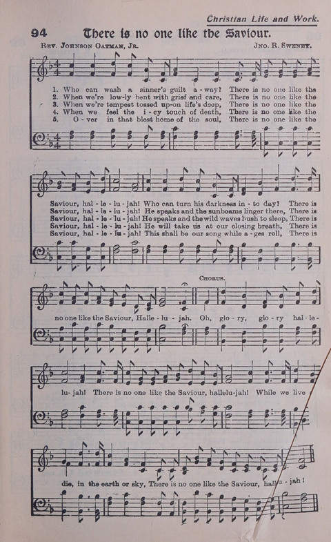 Celestial Songs: a collection of 900 choice hymns and choruses, selected for all kinds of Christian Getherings, Evangelistic Word, Solo Singers, Choirs, and the Home Circle page 83