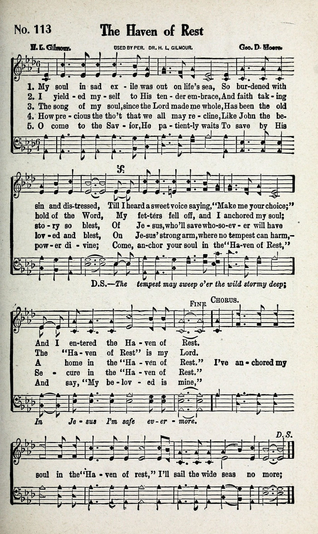 Calvary Songs: A Choice Collection of Gospel Songs, both Old and New page 114