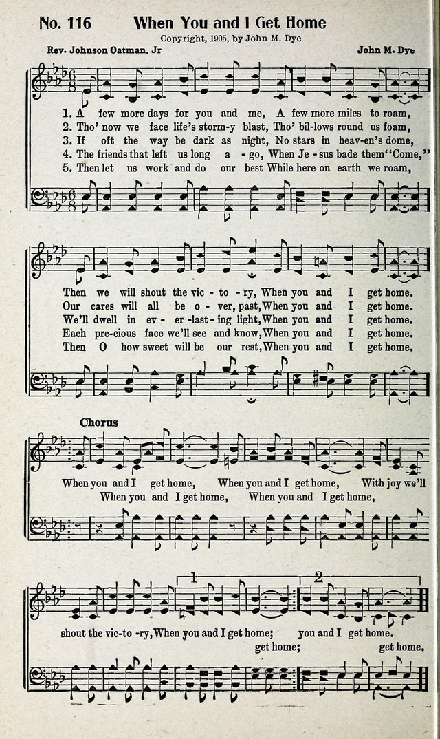 Calvary Songs: A Choice Collection of Gospel Songs, both Old and New page 117