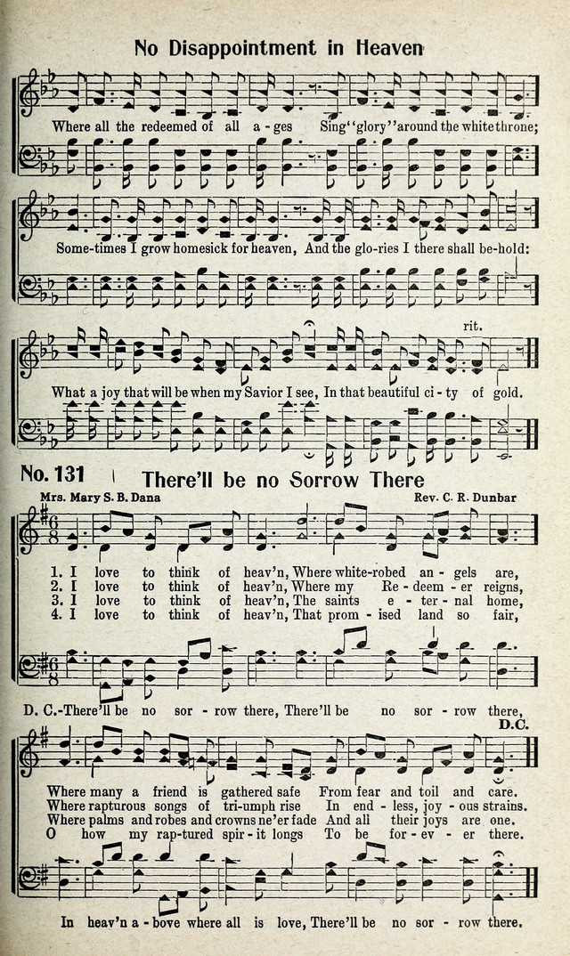 Calvary Songs: A Choice Collection of Gospel Songs, both Old and New page 132