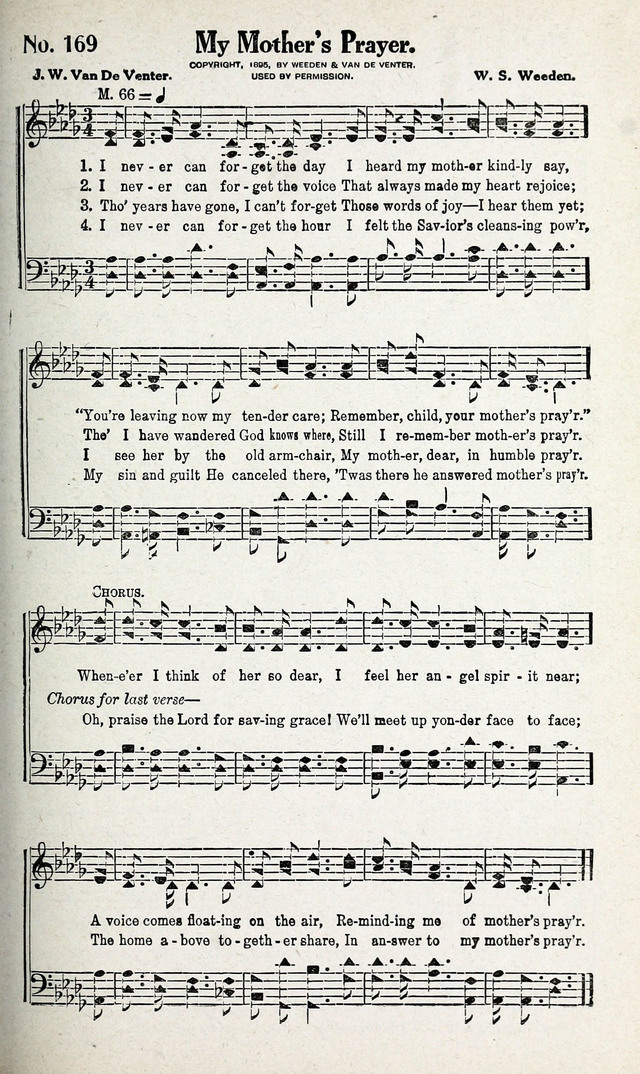 Calvary Songs: A Choice Collection of Gospel Songs, both Old and New page 170