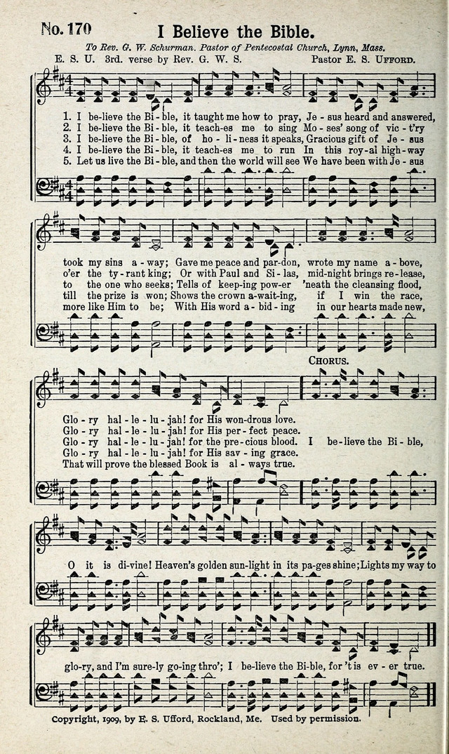 Calvary Songs: A Choice Collection of Gospel Songs, both Old and New page 171