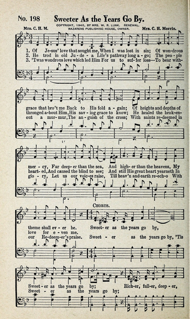 Calvary Songs: A Choice Collection of Gospel Songs, both Old and New page 199