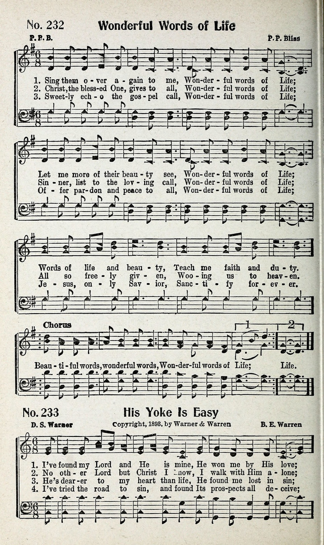 Calvary Songs: A Choice Collection of Gospel Songs, both Old and New page 237