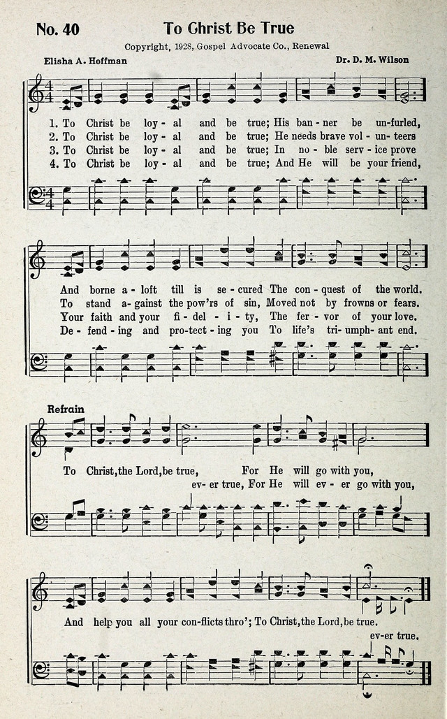 Calvary Songs: A Choice Collection of Gospel Songs, both Old and New page 41