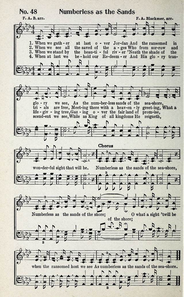 Calvary Songs: A Choice Collection of Gospel Songs, both Old and New page 49