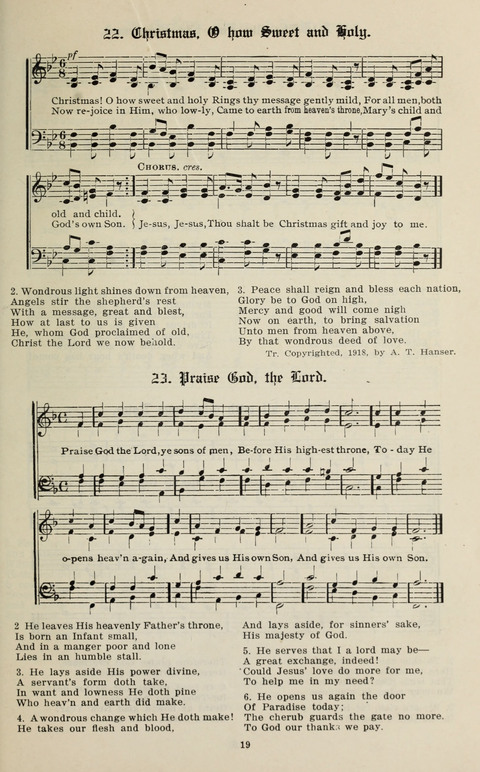 The Christmas Song Book: containing Forty of the Best christmas Songs page 17