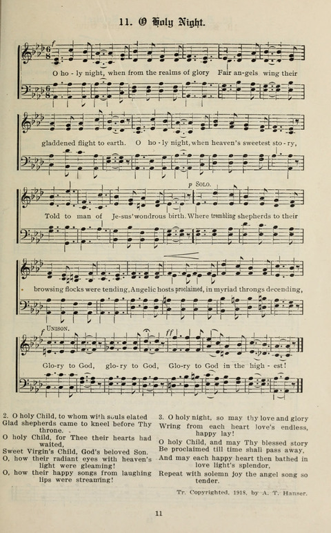 The Christmas Song Book: containing Forty of the Best christmas Songs page 9