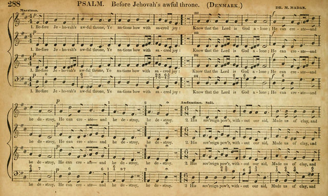 Carmina Sacra: or, Boston Collection of Church Music: comprising the most popular psalm and hymn tunes in eternal use together with a great variety of new tunes, chants, sentences, motetts... page 252