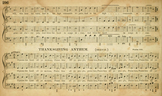 Carmina Sacra: or, Boston Collection of Church Music: comprising the most popular psalm and hymn tunes in eternal use together with a great variety of new tunes, chants, sentences, motetts... page 260