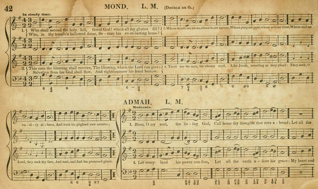 Carmina Sacra: or, Boston Collection of Church Music: comprising the most popular psalm and hymn tunes in eternal use together with a great variety of new tunes, chants, sentences, motetts... page 6