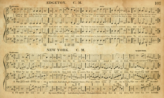 Carmina Sacra: or, Boston Collection of Church Music: comprising the most popular psalm and hymn tunes in eternal use together with a great variety of new tunes, chants, sentences, motetts... page 67