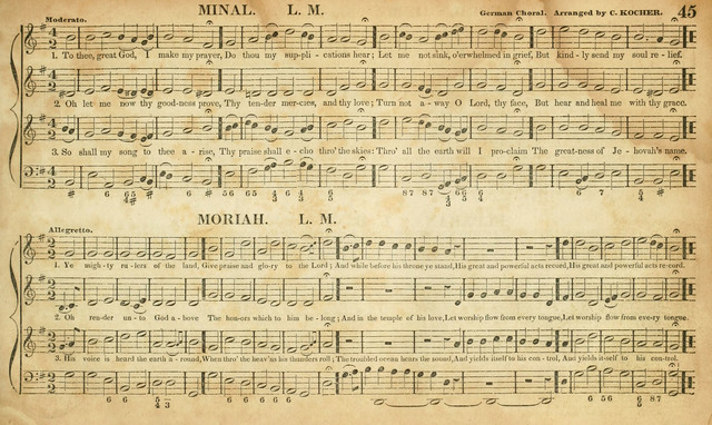 Carmina Sacra: or, Boston Collection of Church Music: comprising the most popular psalm and hymn tunes in eternal use together with a great variety of new tunes, chants, sentences, motetts... page 9