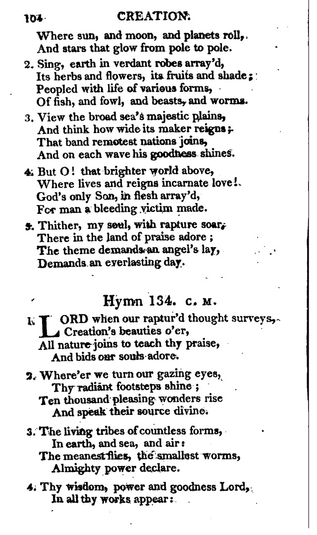 A Choice Selection of Evangelical Hymns, from various authors: for the use of the English Evangelical Lutheran Church in New York page 104