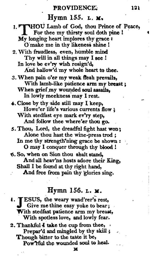 A Choice Selection of Evangelical Hymns, from various authors: for the use of the English Evangelical Lutheran Church in New York page 121