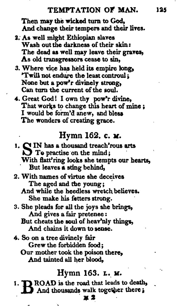 A Choice Selection of Evangelical Hymns, from various authors: for the use of the English Evangelical Lutheran Church in New York page 125