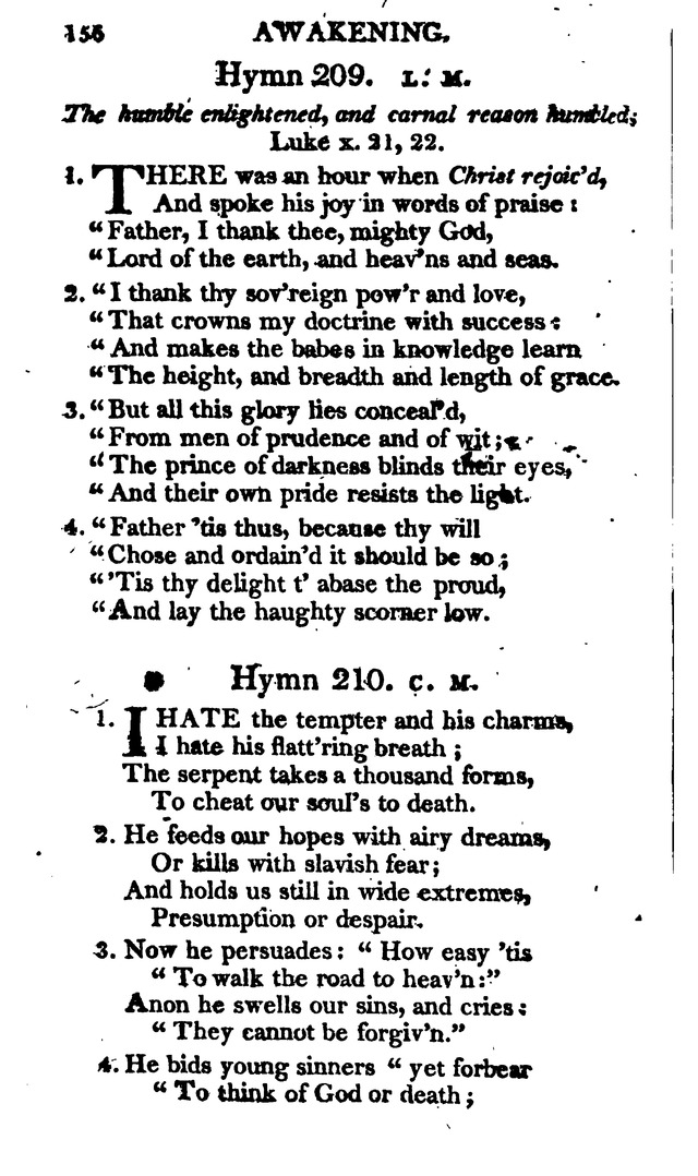 A Choice Selection of Evangelical Hymns, from various authors: for the use of the English Evangelical Lutheran Church in New York page 156