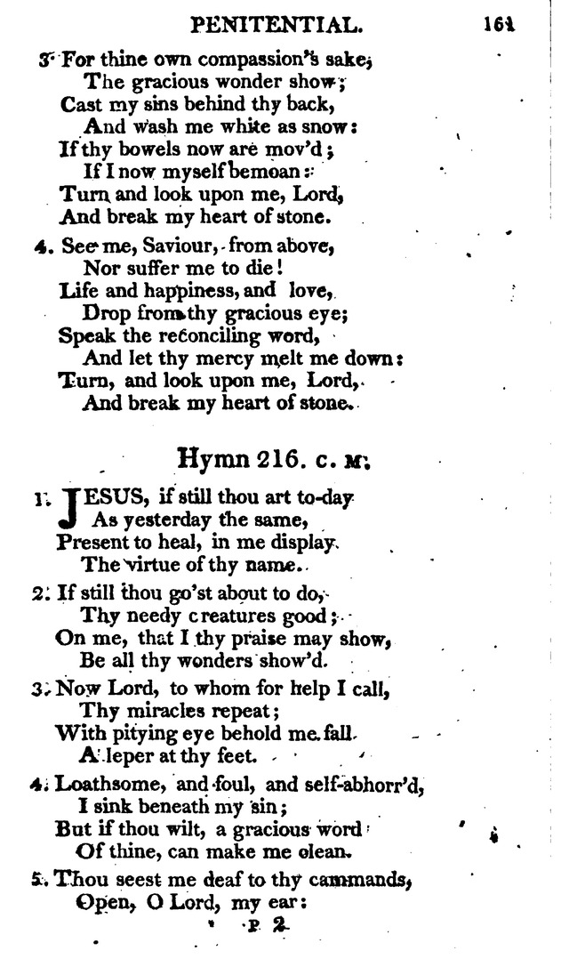 A Choice Selection of Evangelical Hymns, from various authors: for the use of the English Evangelical Lutheran Church in New York page 161