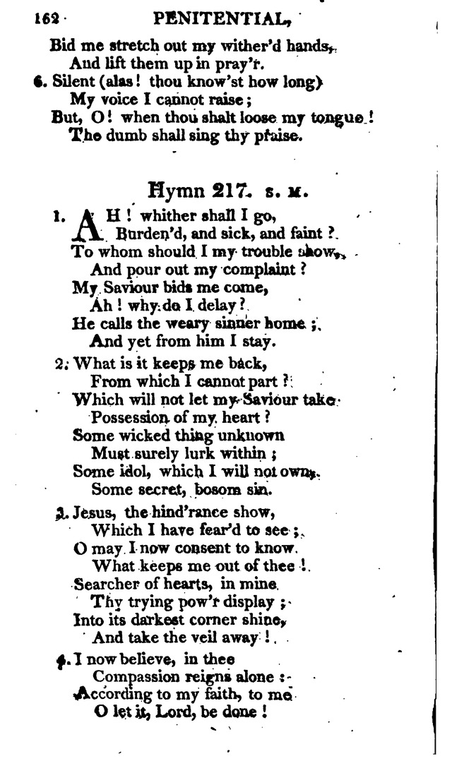 A Choice Selection of Evangelical Hymns, from various authors: for the use of the English Evangelical Lutheran Church in New York page 162