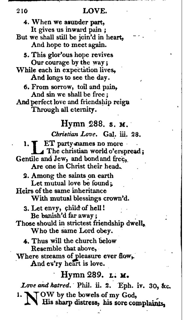 A Choice Selection of Evangelical Hymns, from various authors: for the use of the English Evangelical Lutheran Church in New York page 210