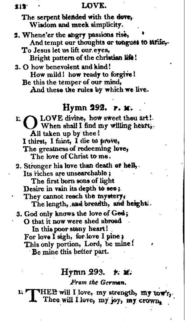 A Choice Selection of Evangelical Hymns, from various authors: for the use of the English Evangelical Lutheran Church in New York page 212