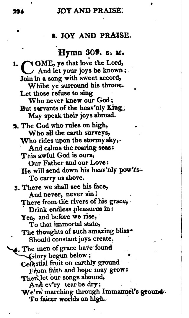 A Choice Selection of Evangelical Hymns, from various authors: for the use of the English Evangelical Lutheran Church in New York page 222