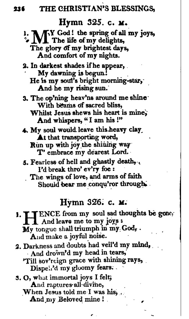 A Choice Selection of Evangelical Hymns, from various authors: for the use of the English Evangelical Lutheran Church in New York page 234