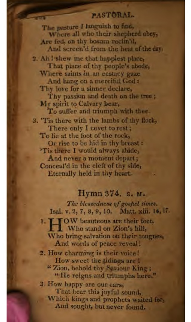 A Choice Selection of Evangelical Hymns, from various authors: for the use of the English Evangelical Lutheran Church in New York page 262