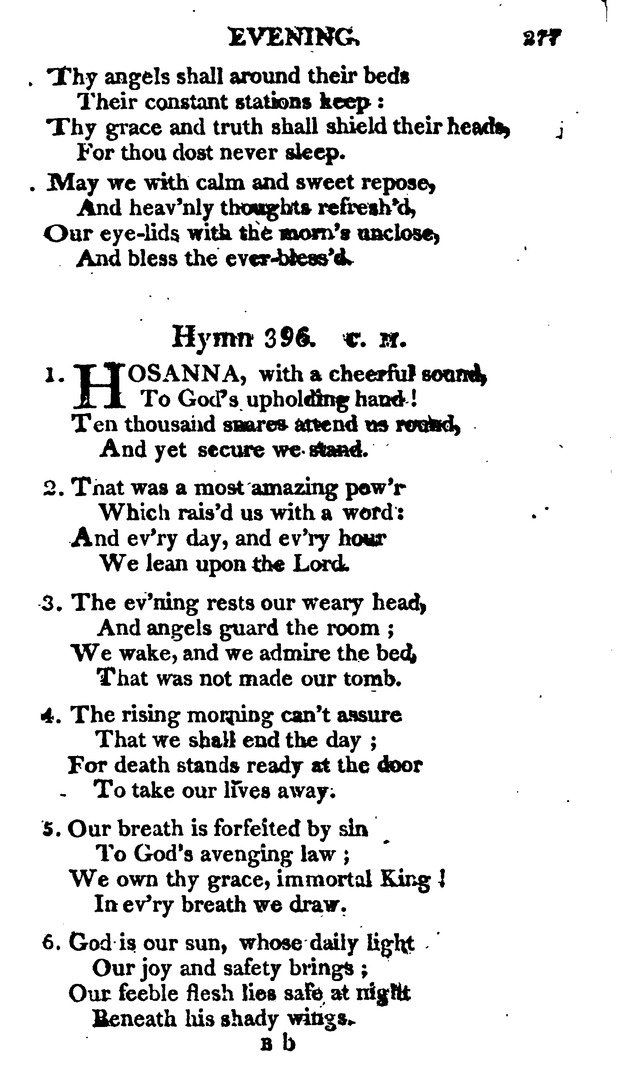 A Choice Selection of Evangelical Hymns, from various authors: for the use of the English Evangelical Lutheran Church in New York page 275