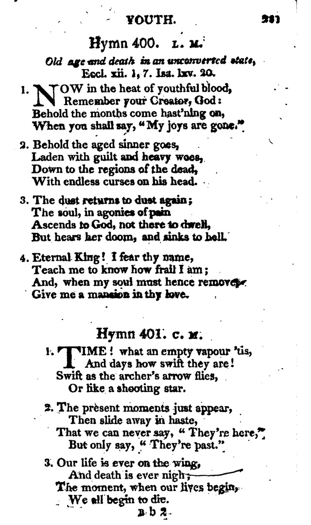 A Choice Selection of Evangelical Hymns, from various authors: for the use of the English Evangelical Lutheran Church in New York page 279