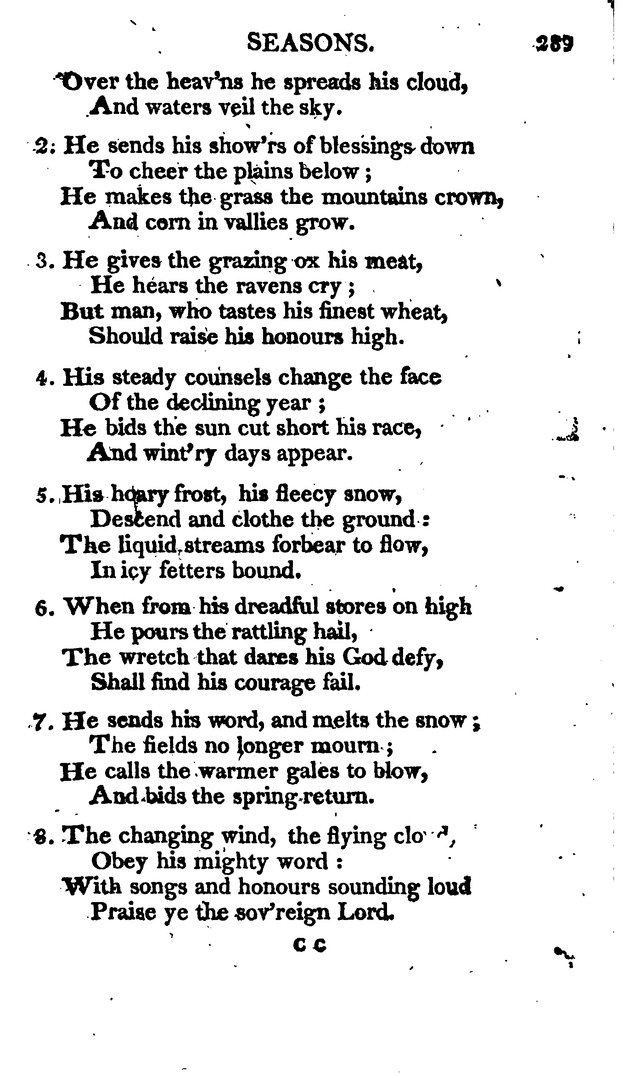 A Choice Selection of Evangelical Hymns, from various authors: for the use of the English Evangelical Lutheran Church in New York page 287