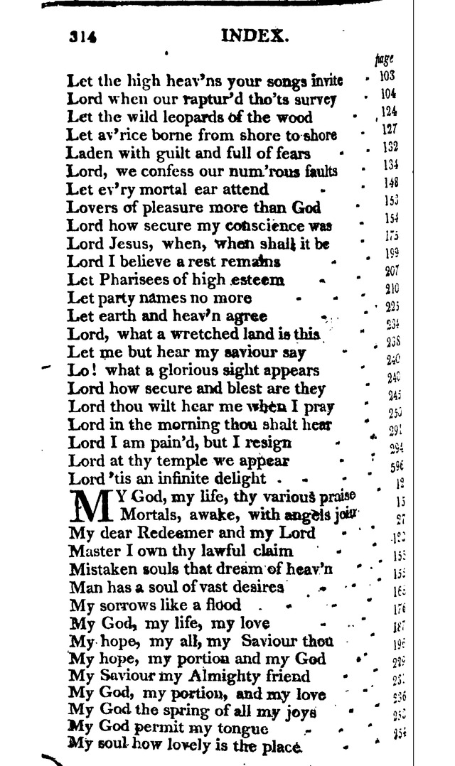 A Choice Selection of Evangelical Hymns, from various authors: for the use of the English Evangelical Lutheran Church in New York page 312