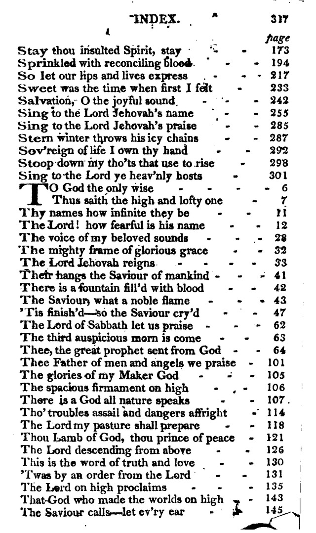 A Choice Selection of Evangelical Hymns, from various authors: for the use of the English Evangelical Lutheran Church in New York page 315