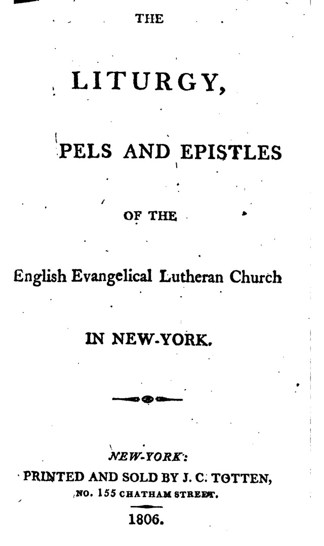 A Choice Selection of Evangelical Hymns, from various authors: for the use of the English Evangelical Lutheran Church in New York page 319