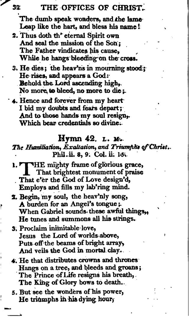 A Choice Selection of Evangelical Hymns, from various authors: for the use of the English Evangelical Lutheran Church in New York page 32