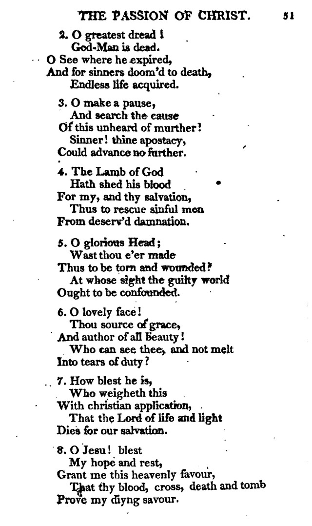 A Choice Selection of Evangelical Hymns, from various authors: for the use of the English Evangelical Lutheran Church in New York page 51