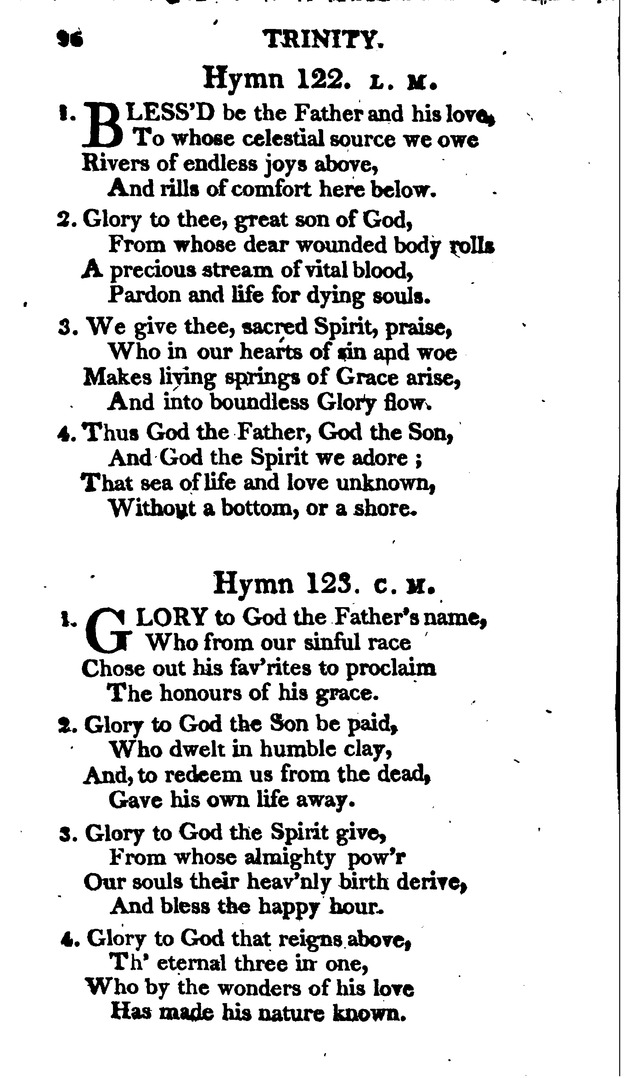 A Choice Selection of Evangelical Hymns, from various authors: for the use of the English Evangelical Lutheran Church in New York page 96