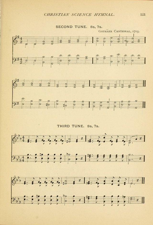 Christian Science Hymnal: a selection of spiritual songs page 121