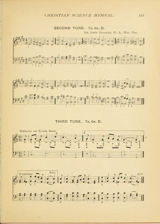 Christian Science Hymnal: a selection of spiritual songs page 155