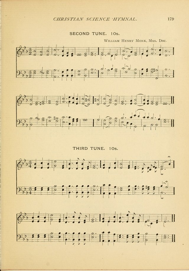 Christian Science Hymnal: a selection of spiritual songs page 179