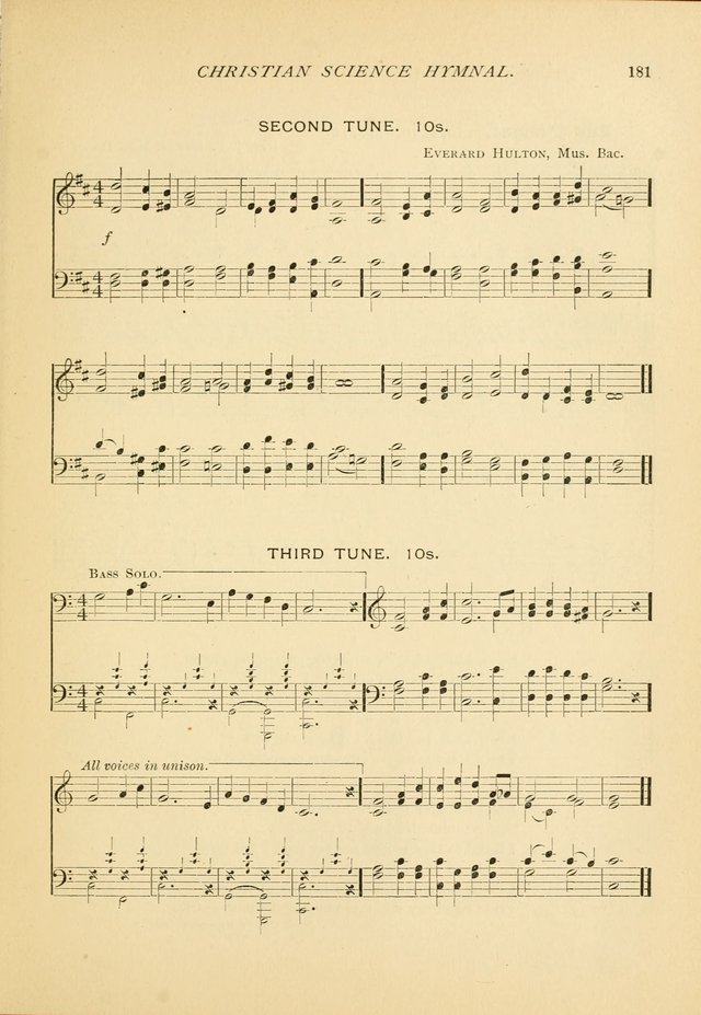 Christian Science Hymnal: a selection of spiritual songs page 181