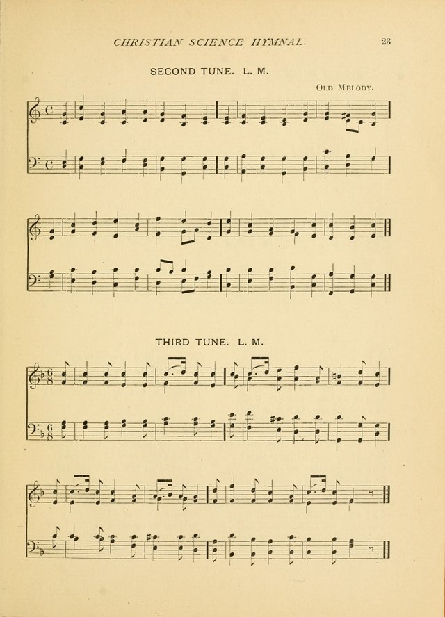 Christian Science Hymnal: a selection of spiritual songs page 23