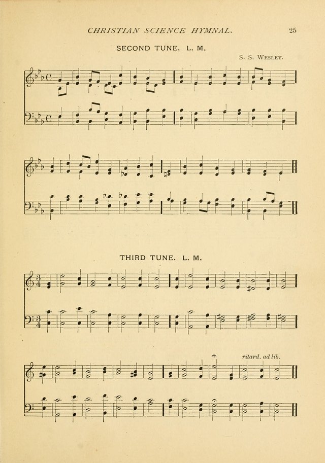 Christian Science Hymnal: a selection of spiritual songs page 25