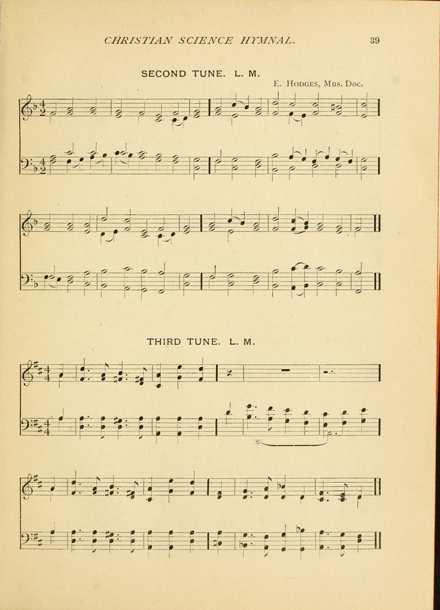 Christian Science Hymnal: a selection of spiritual songs page 39