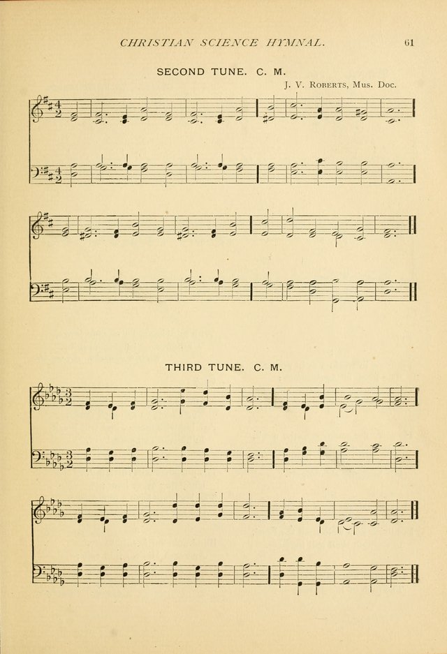 Christian Science Hymnal: a selection of spiritual songs page 61