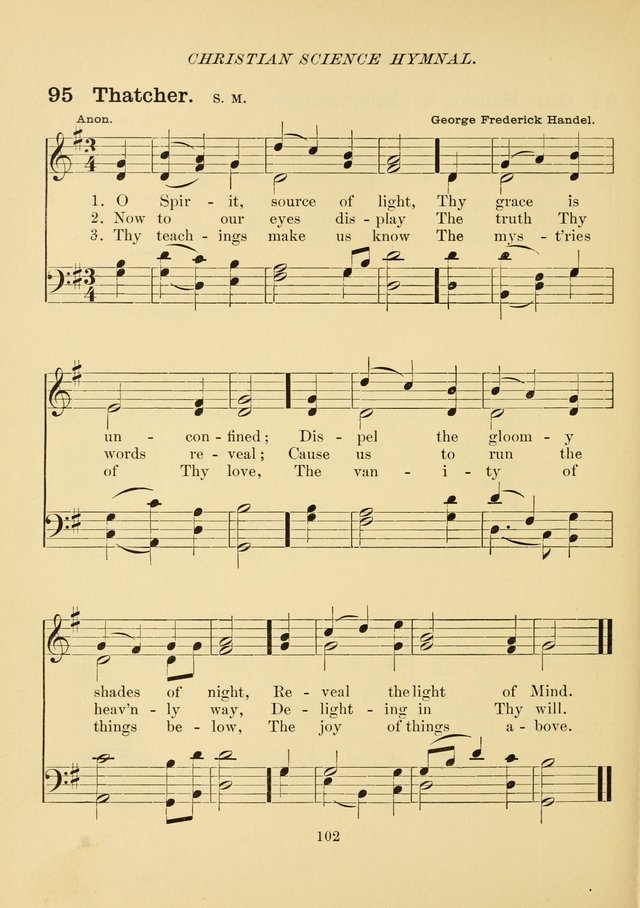 Christian Science Hymnal: a selection of spiritual songs page 111