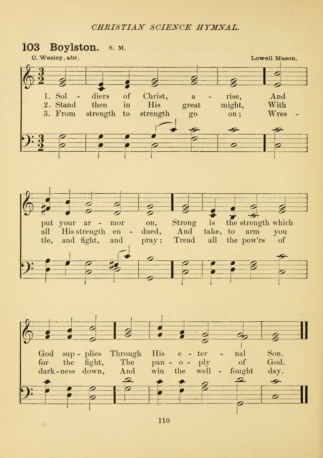 Christian Science Hymnal: a selection of spiritual songs page 119