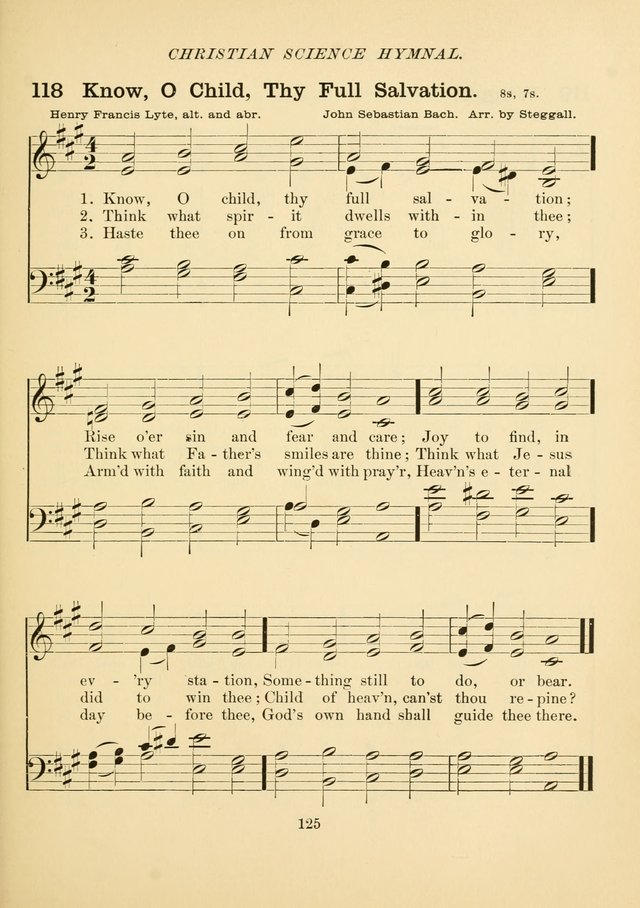 Christian Science Hymnal: a selection of spiritual songs page 134