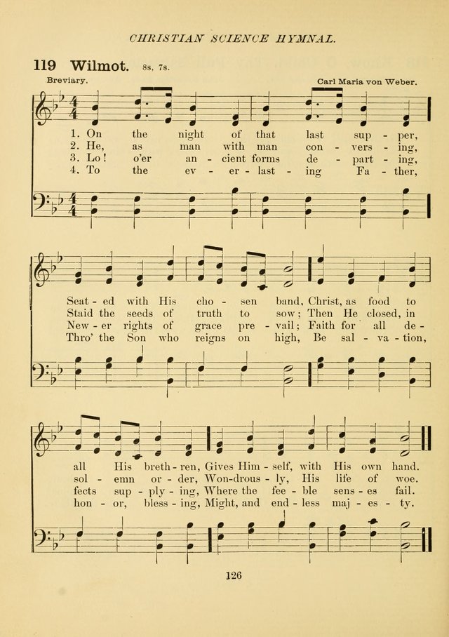 Christian Science Hymnal: a selection of spiritual songs page 135