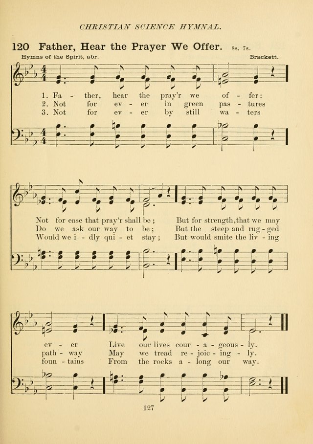 Christian Science Hymnal: a selection of spiritual songs page 136